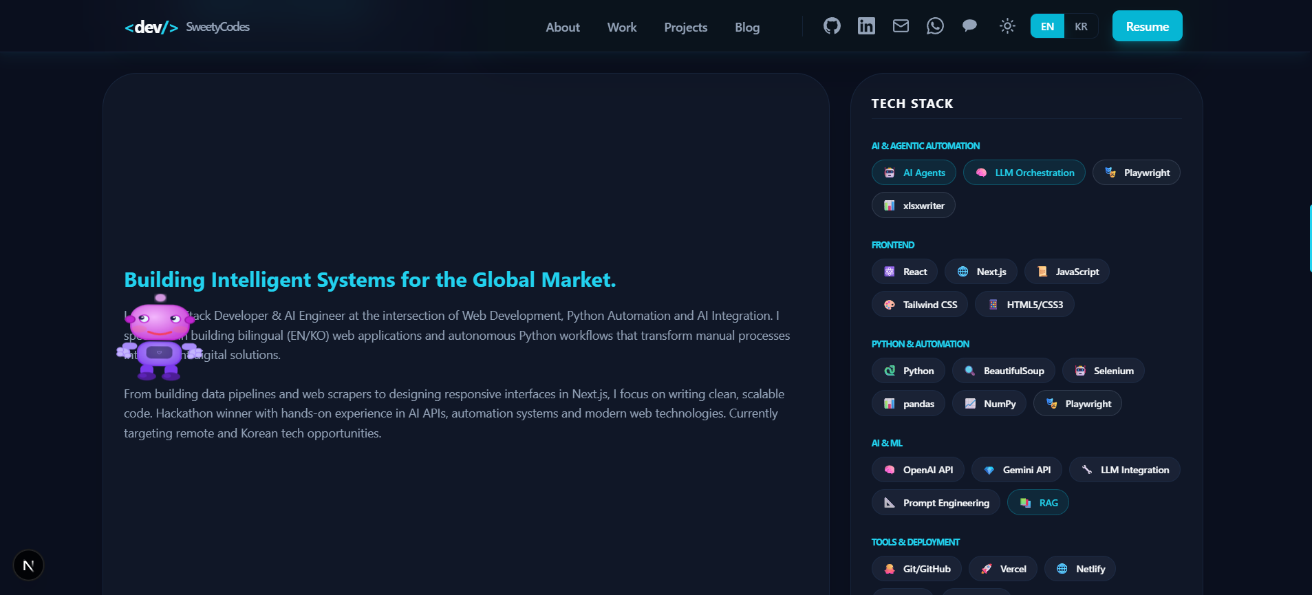Personal Portfolio Website screenshot 7